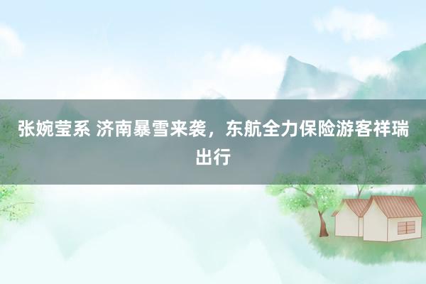 张婉莹系 济南暴雪来袭，东航全力保险游客祥瑞出行