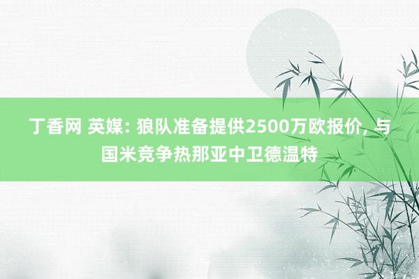 丁香网 英媒: 狼队准备提供2500万欧报价, 与国米竞争热那亚中卫德温特
