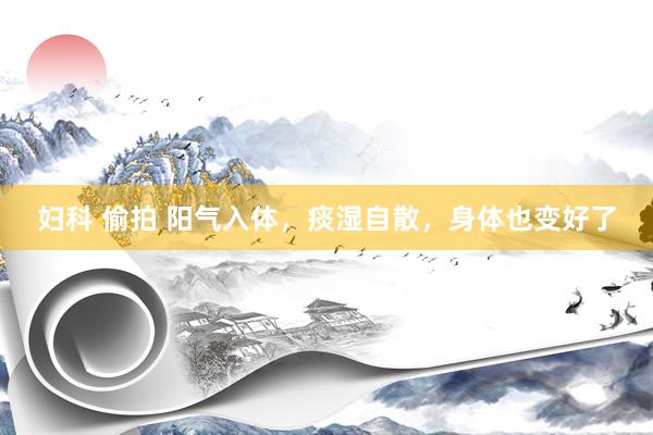 妇科 偷拍 阳气入体，痰湿自散，身体也变好了